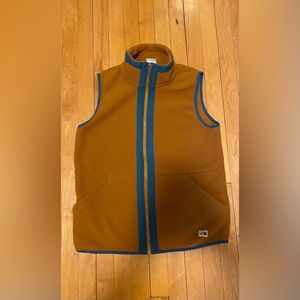 Men’s North Face fleece zip vest